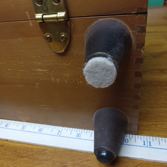 Esquire Shoe Care Chest Vintage with All accessories - Picture 8 of 16